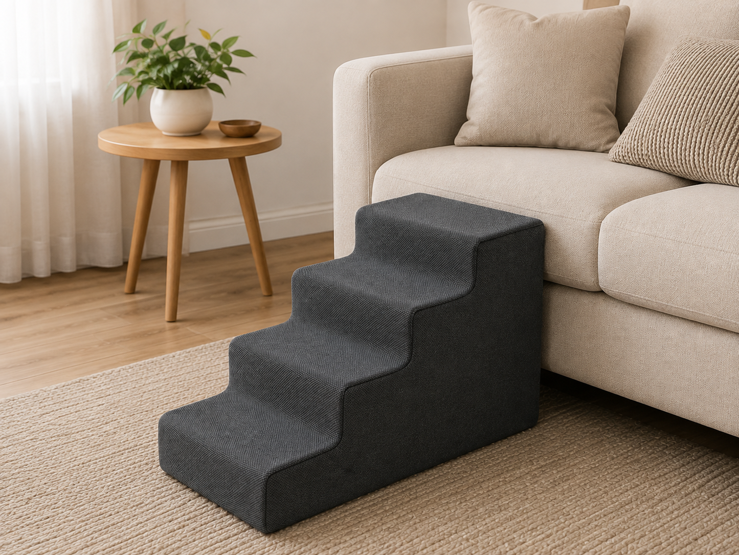 StairPaw™ Premium 4-Step Dog Stairs